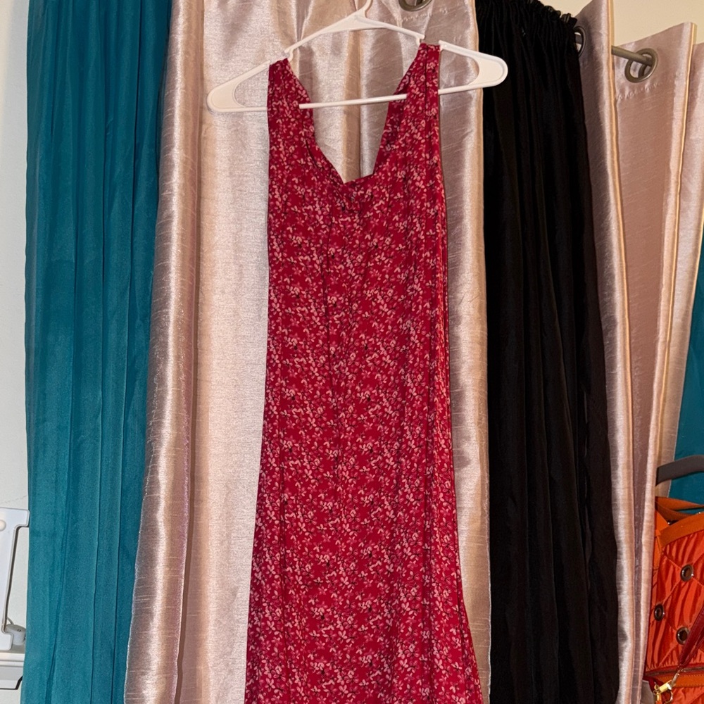 Motherhood Mayernity Floral Red Dress